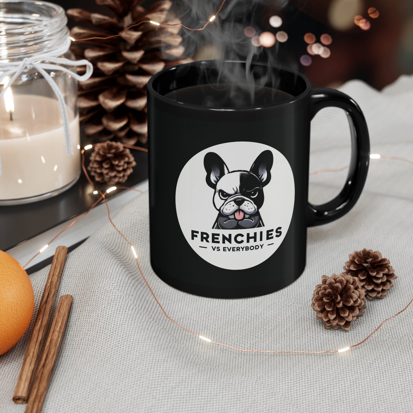 Frenchies vs Everybody - 11oz Black Mug