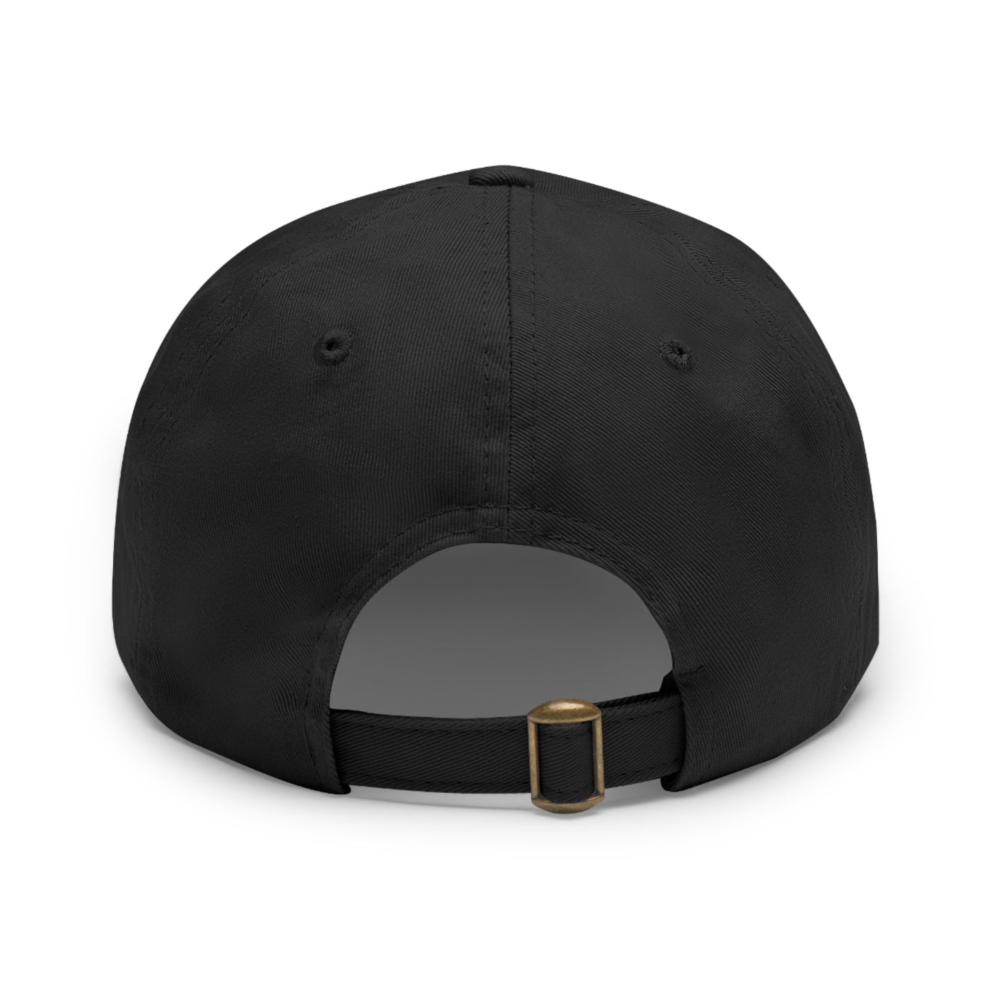 Adult Hat with PU Leather Patch (Round)