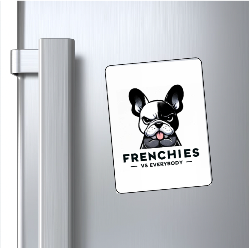 "Magic" Talking Frenchie Refrigerator Magnet